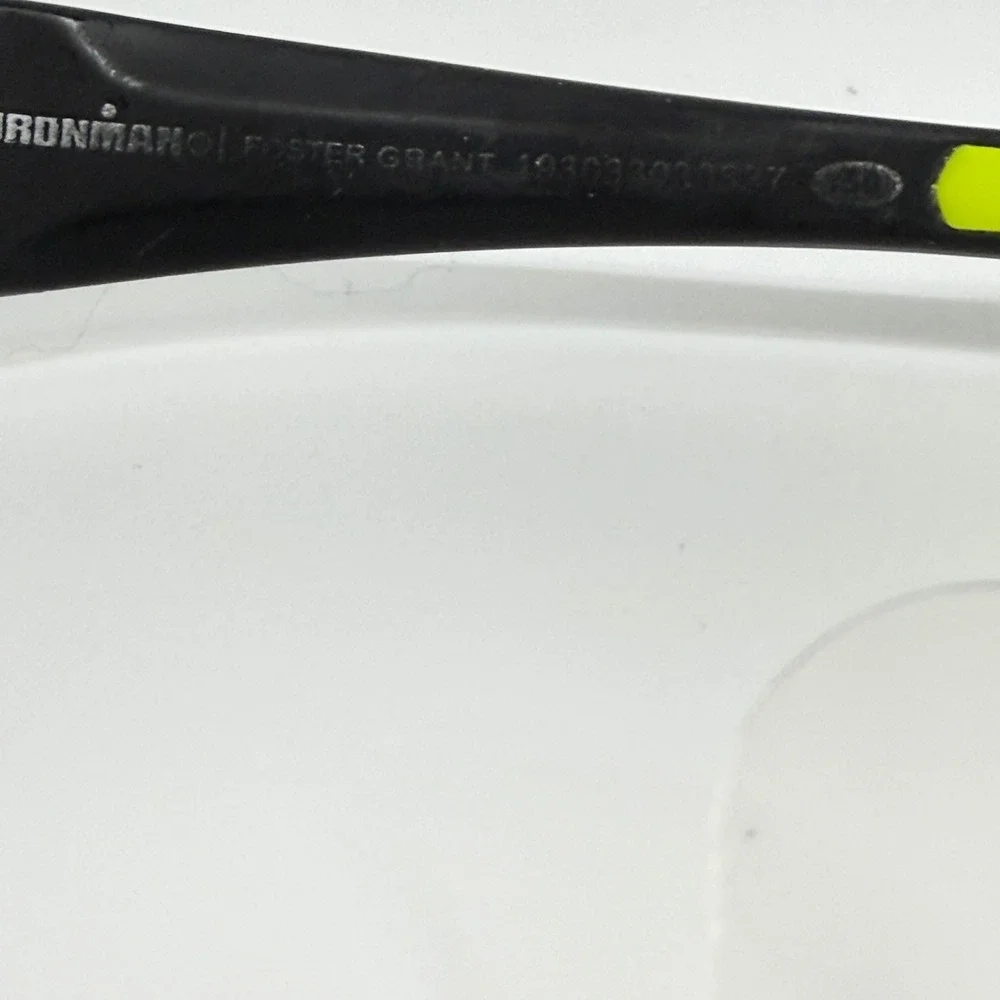 Ironman Foster Grant Recovery BLK AH0423 Sports Sunglasses‎ Black Neon Green